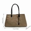 Tote Bag Suede Shoulder Bag Solid Color Underarm Packs Fashion Large Capacity Handbag  Travel