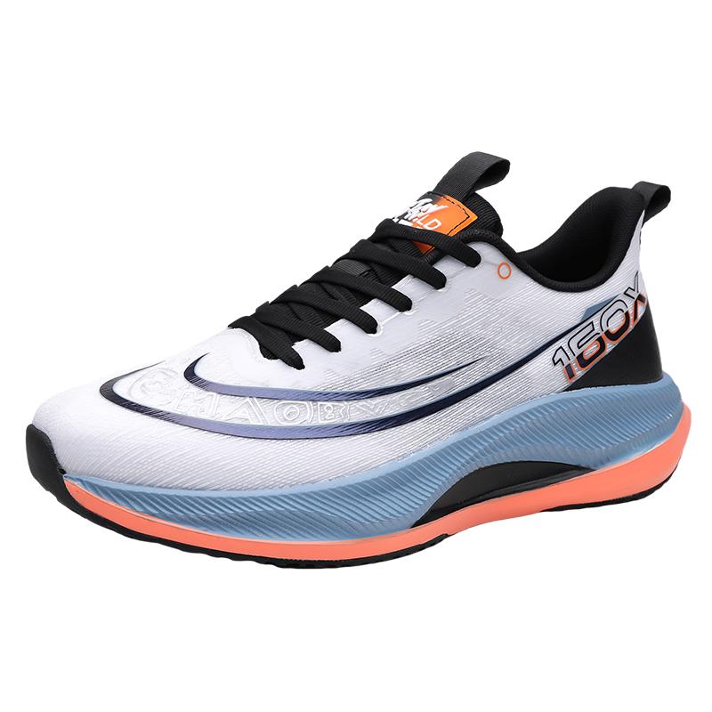 Summer Men'S Breathable Lightweight Anti Slip High Quality Shock Absorbent Running Shoes 38-45 Tri Color
