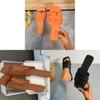 Summer Beach Shoes For Women With Leather Splicing Waterproof Lightweight Slipon Sandals