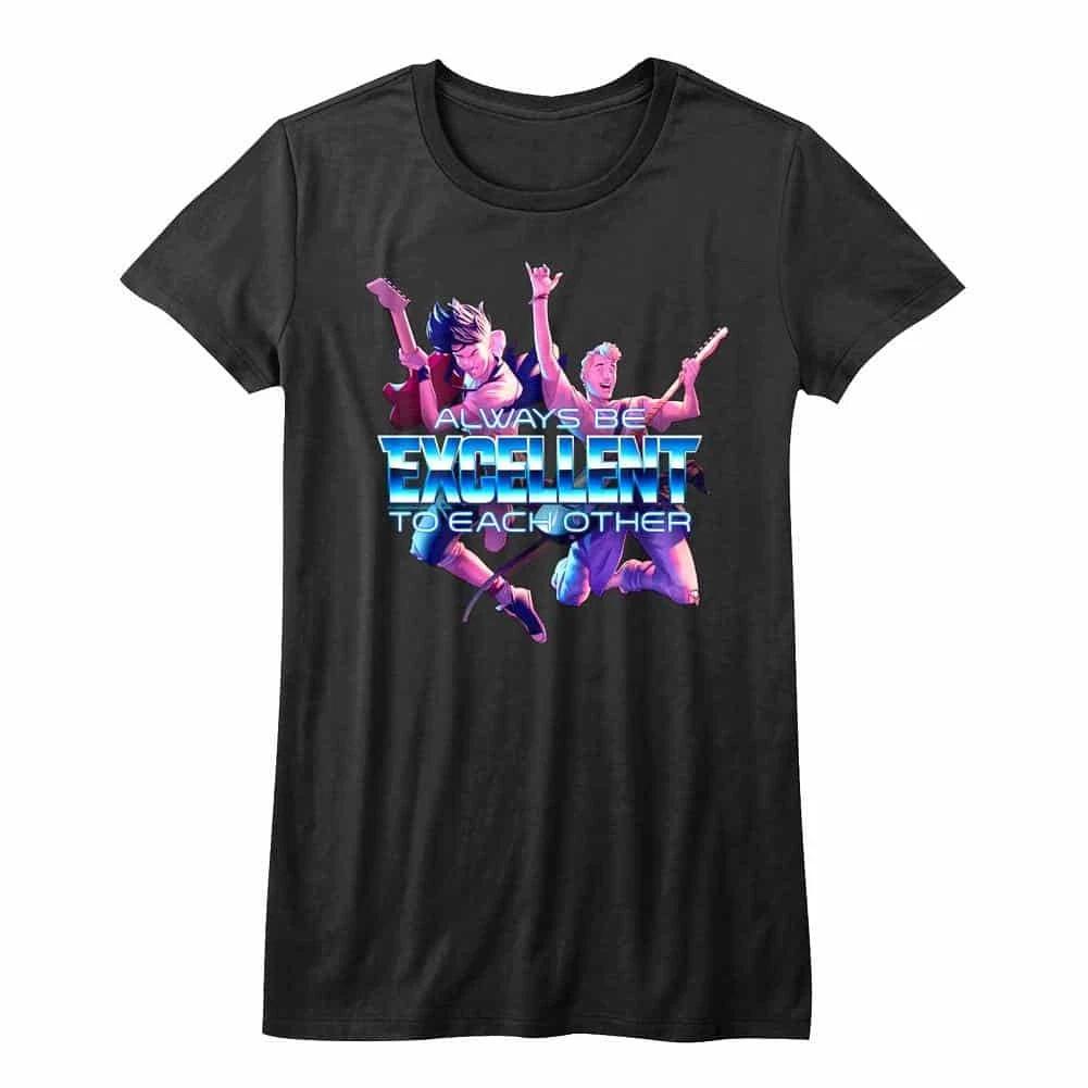 Bill & Ted Always Be Excellent Women s T Shirt M