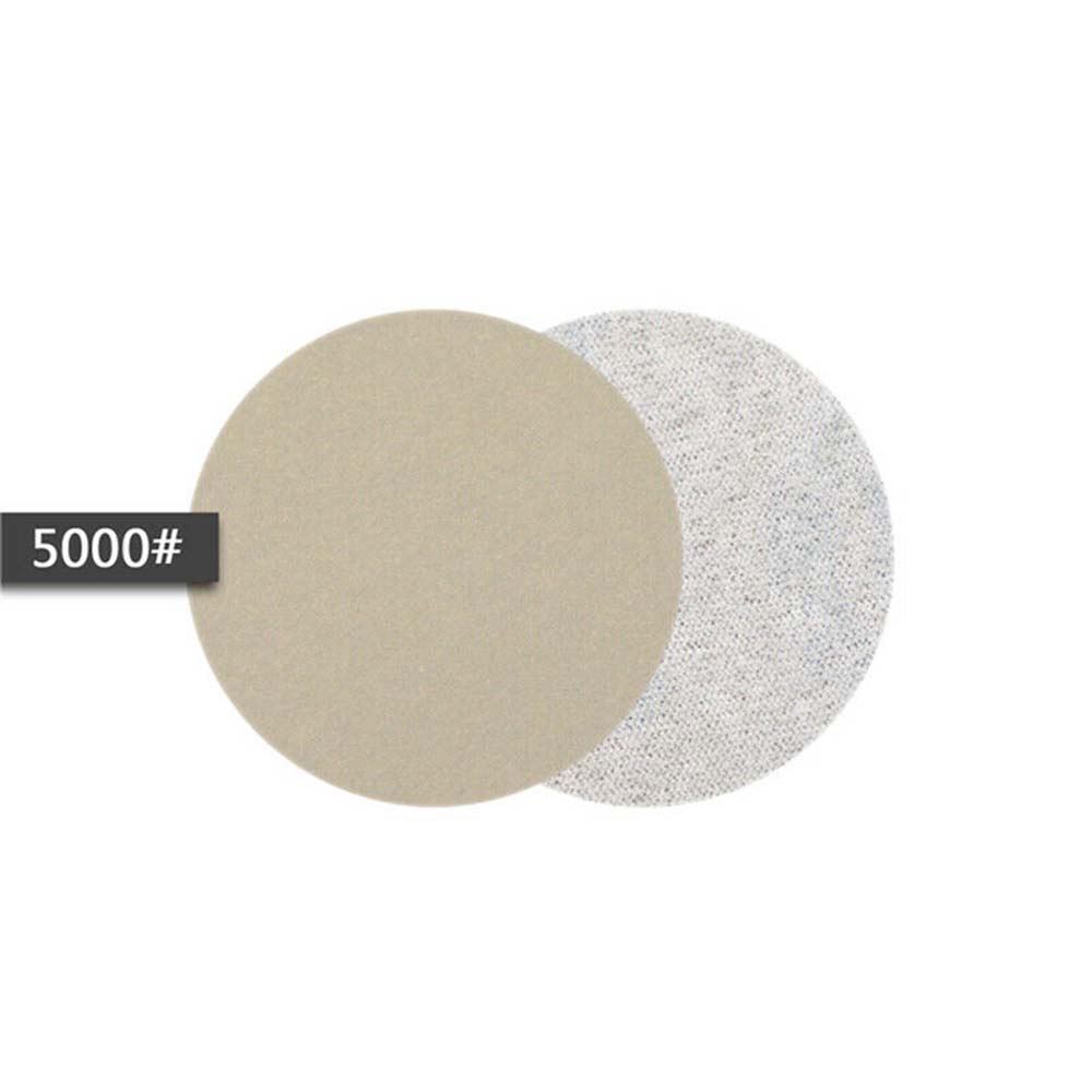 50pcs Sanding Disc 3inch 800-10000 Grit Silicon Carbide Sandpaper Wet Dry