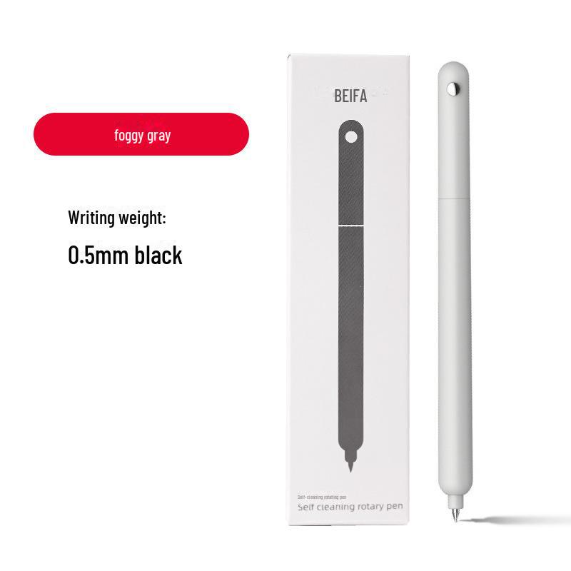 

Самоочищающаяся вращающаяся ручка для подписи Beifa - низкая гравитация, награда Red Dot, деловой подарок, простая нейтральная ручка толщиной 0,5 мм