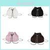 Trendy Quilted Bucket Bag For Women Soft Fabric Chain Strap Crossbody Bag