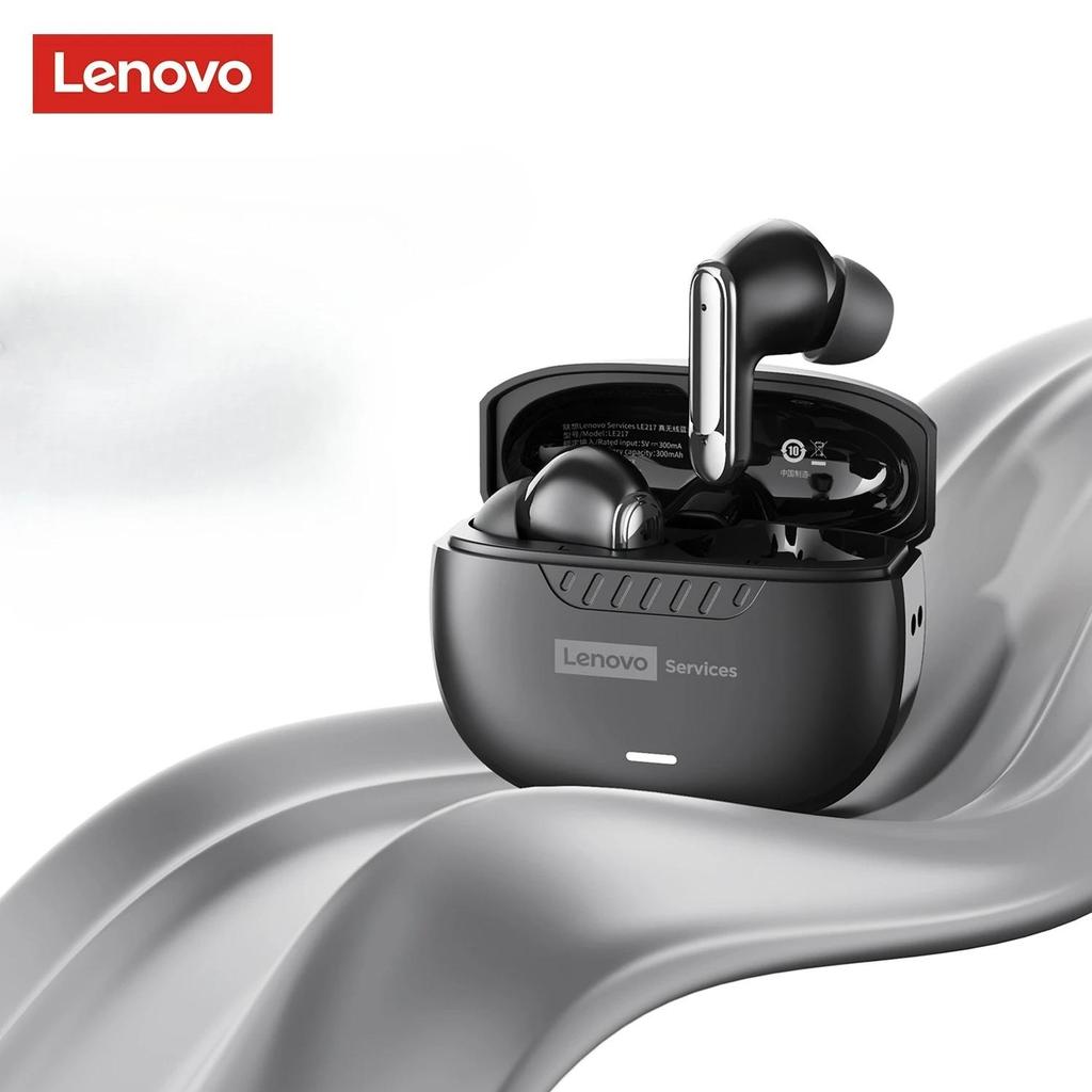 Lenovo LE217 TWS Wireless Bluetooth V6.0 Headphones Long Battery Game Noise Cancelling Sport Earbuds 3D Stereo Sound 38ms Ultra-low Latency Headset