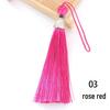 8cm Beaded Ice Silk Tassel Pendant for Hats & Bookmarks - Fine Thread Design, Free Shipping