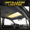 Sunroof Glass Seal Glass Roof Seal Glass Weatherstrip For 2005-2008 Honda Pilot