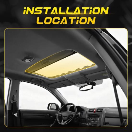 Sunroof Glass Seal Glass Roof Seal Glass Weatherstrip For 2005-2008 Honda Pilot