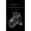 BDSM Male Penis Lock Chastity Cage with Lock 3 Rings Resin Virginity for Men Breathable Cock Ring Penis Restrain Adult Sex Toys