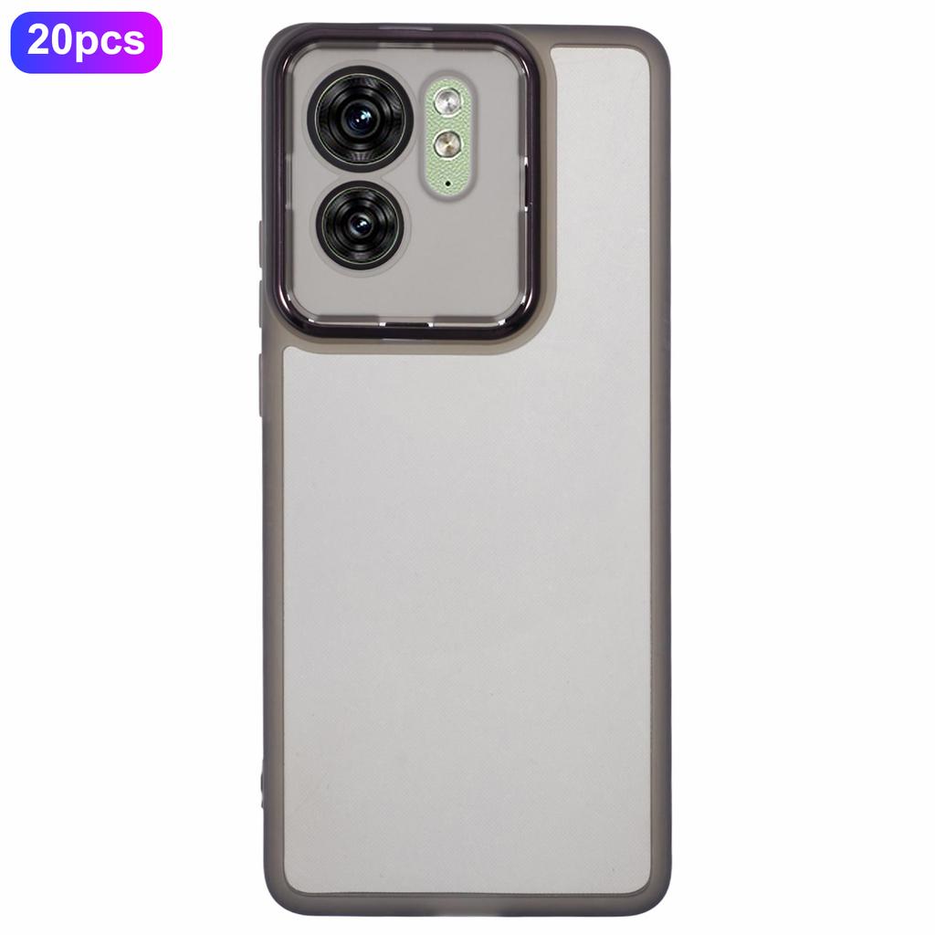 Bulk Purchasing 20Pcs For Motorola Edge 40 5G Case Electroplated Camera Frame TPU Phone Cover Precise Cutouts