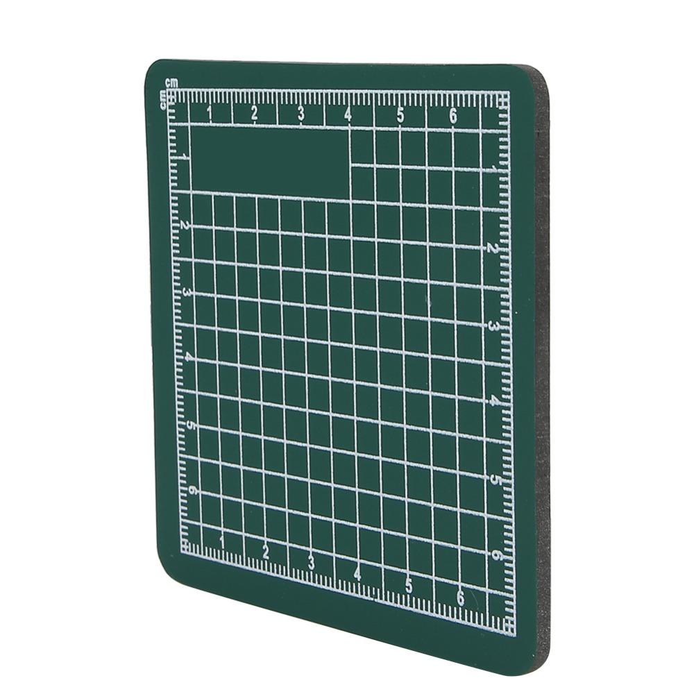 2pcs Thin Mini Cutting Pad 8x8cm Paper Cutting Board Portable Craft Cutting Mat  Hand Account DIY