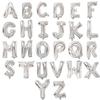 50pcs Letter Balloon Aluminum Foil 50 Cm Bright Gold Silver Aluminum Film Letter Balloon