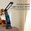 Rechargeable Desk Lamps Eye-Caring Desk Lamp With LCD Display Foldable Arm Eye-Caring Table Lamps Touch Control For Bedroom