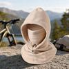 Unisex Outdoor Cycling Hat with Face and Neck Cover, Thickened Double-Layer Windproof Design