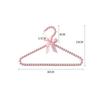 1Pc Baby Hangers For Clothes Kids Pet Pearl Plastic Hanger Child Clothes Rack Pet Dog Mini Hangers Wardrobe Baby Coat Rack