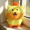 Selfdeprecating Bear Plush Toy With Short Pile Fabric For Backpack Decor