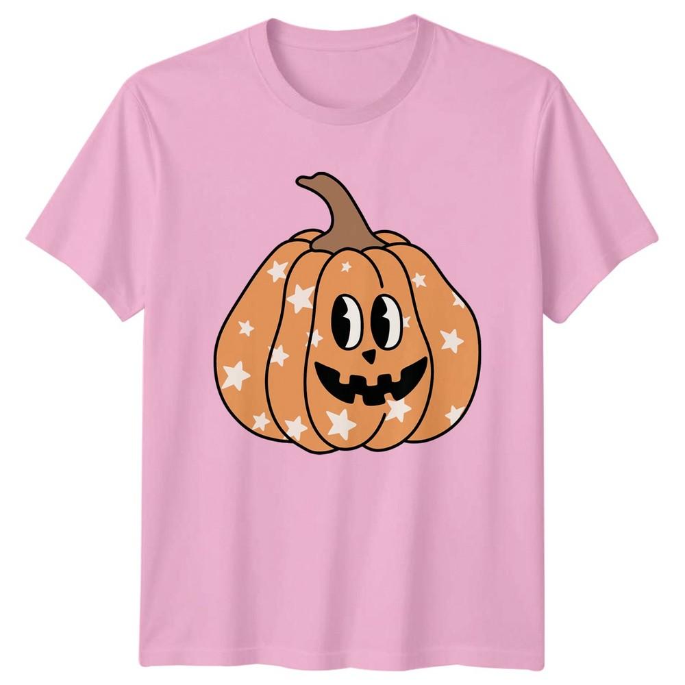 Cute Star Pumpkin TShirt Halloween Jack O Lantern Gift For Him And Her