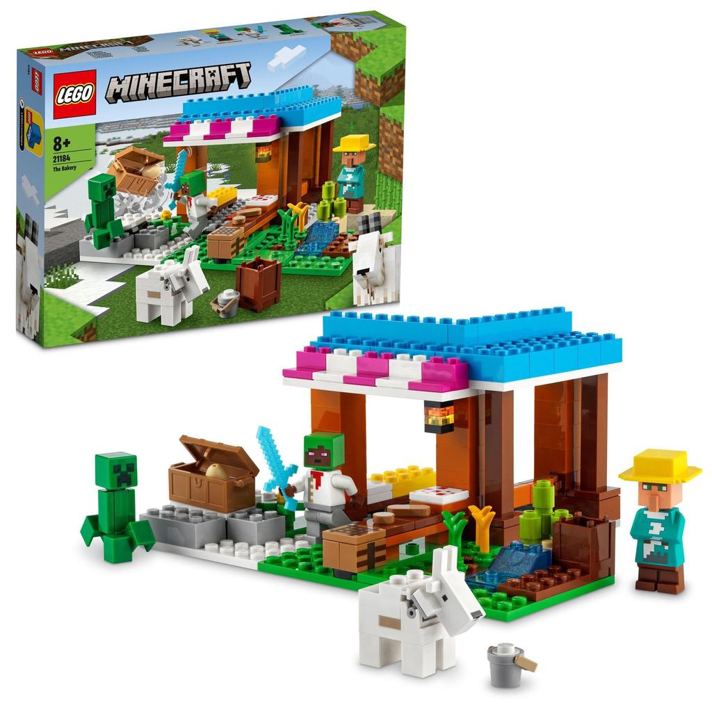 LEGO Minecraft Bakery 21184 Toy Building Blocks Gift Video Game Boys Girls Ages 8+
