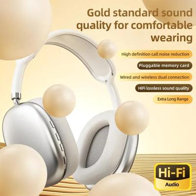 NEU P9 Pro Max Air Kabellose Bluetooth-Kopfhörer mit Geräuschunterdrückung, Mikrofon-Pods, Over-Ear-Sport-Gaming-Headset für Telefon und PC