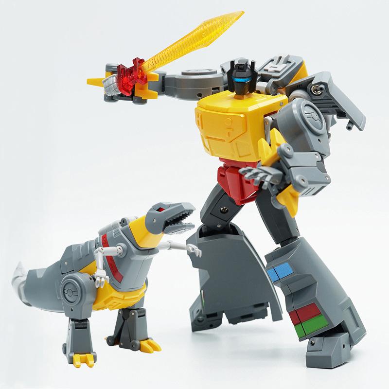 Jialehuang 8809 Steel Cable G1 Tyrannosaurus Rex Transforming Robot Toy for Boys