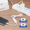 1/2Pcs 1/1.5/2m USB Extension Cable with on Off Switch Type C to USB Male Data Support Power Supply Cord 4Core Wire for Lamp Fan