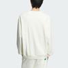 Adidas Graphic Sweatshirt Loose Fit Sport Crew Neck Pullover Men Tops Off-White IT3975