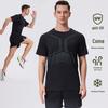 Men's Quick-Dry Antibacterial Sun-Protective Sports T-Shirt - Breathable Short Sleeve for Summer Fitness