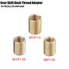 Shift Knob Adapters Shift Applicable To M12x1.25 Shift Knob 3Pc Brand Gold New