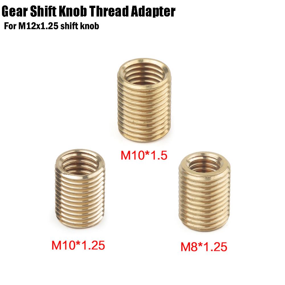 Shift Knob Adapters Shift Applicable To M12x1.25 Shift Knob 3Pc Brand Gold New