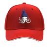 Octopus Print Baseball Cap Fashionable Versatile Unisexs Outdoor Trendy Dad Hat Sandwich Baseball Cap
