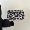 Autumn and Winter Leopard Print Makeup Bag Large Capacity Toiletry Bag Women's Makeup Pouch Travel Cosmetic Organizer Bag