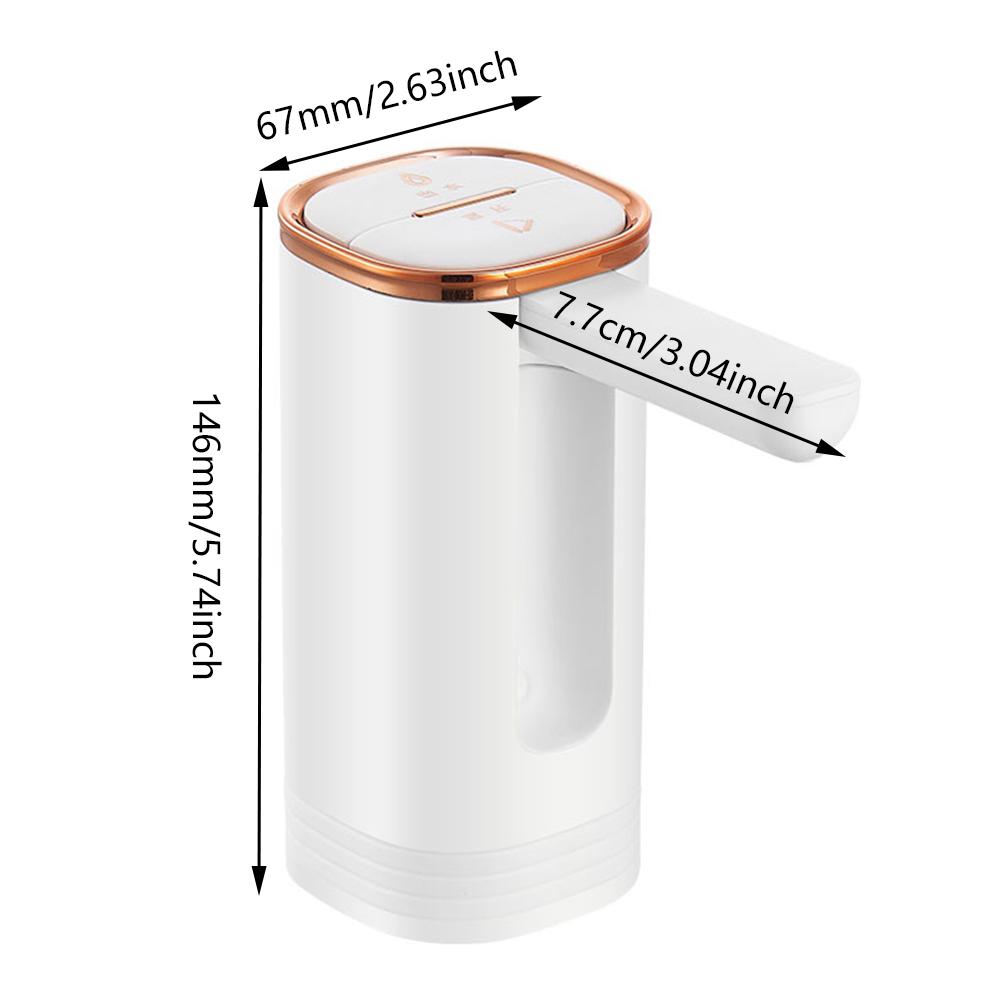 Multifunctional USB Barrel Water Dispensers Portable Intelligent Pumper 1200mA Tasteless Low Noise Operation for Travel Camping
