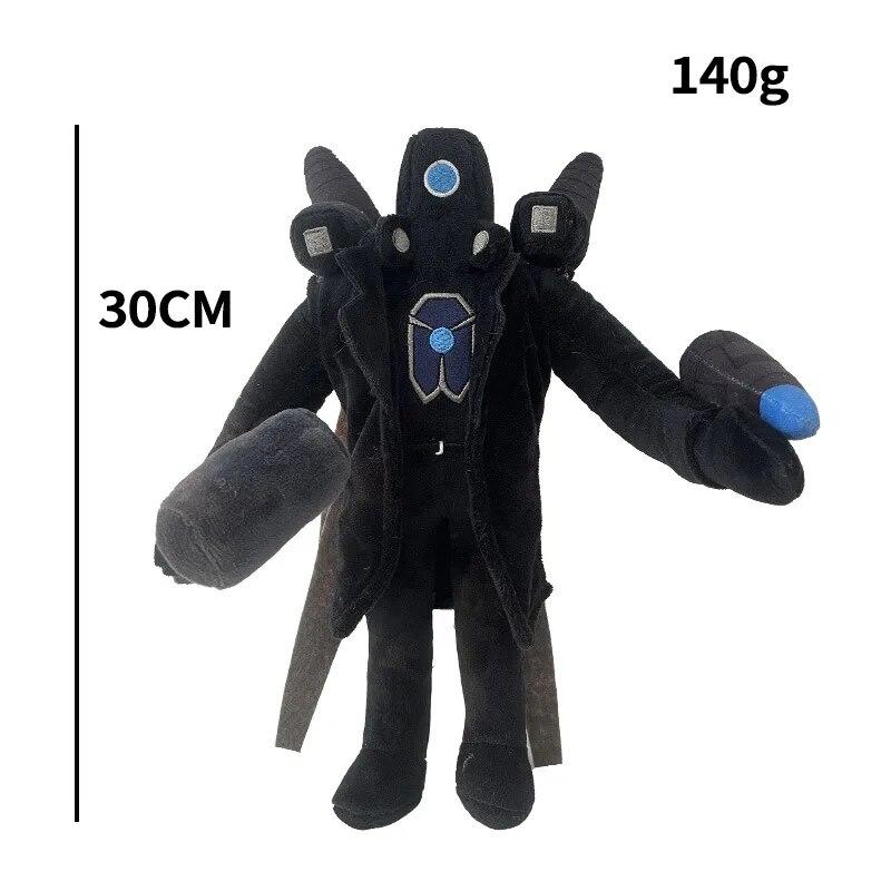 1/6/12PCS Skibidi Toilet Plush Toy Titan Tv Man  Boss Toilet Cartoon Dolls Stuffed Soft Doll Christmas Birthday Gift For Kids