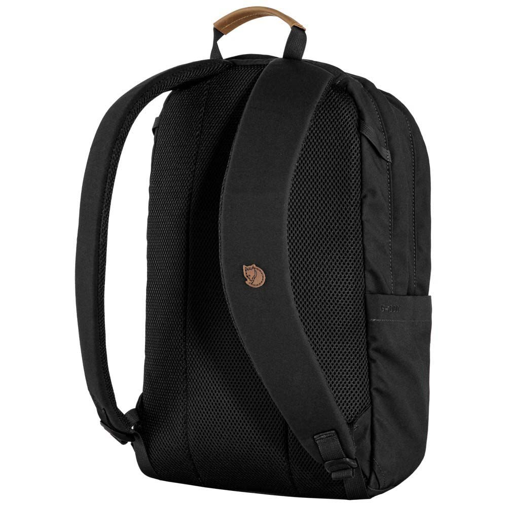 Fjallraven Raven 28 Rucksack mit 15-Zoll-Laptopfach, aus G-1000-Material, 23345, Unisex, Schwarz