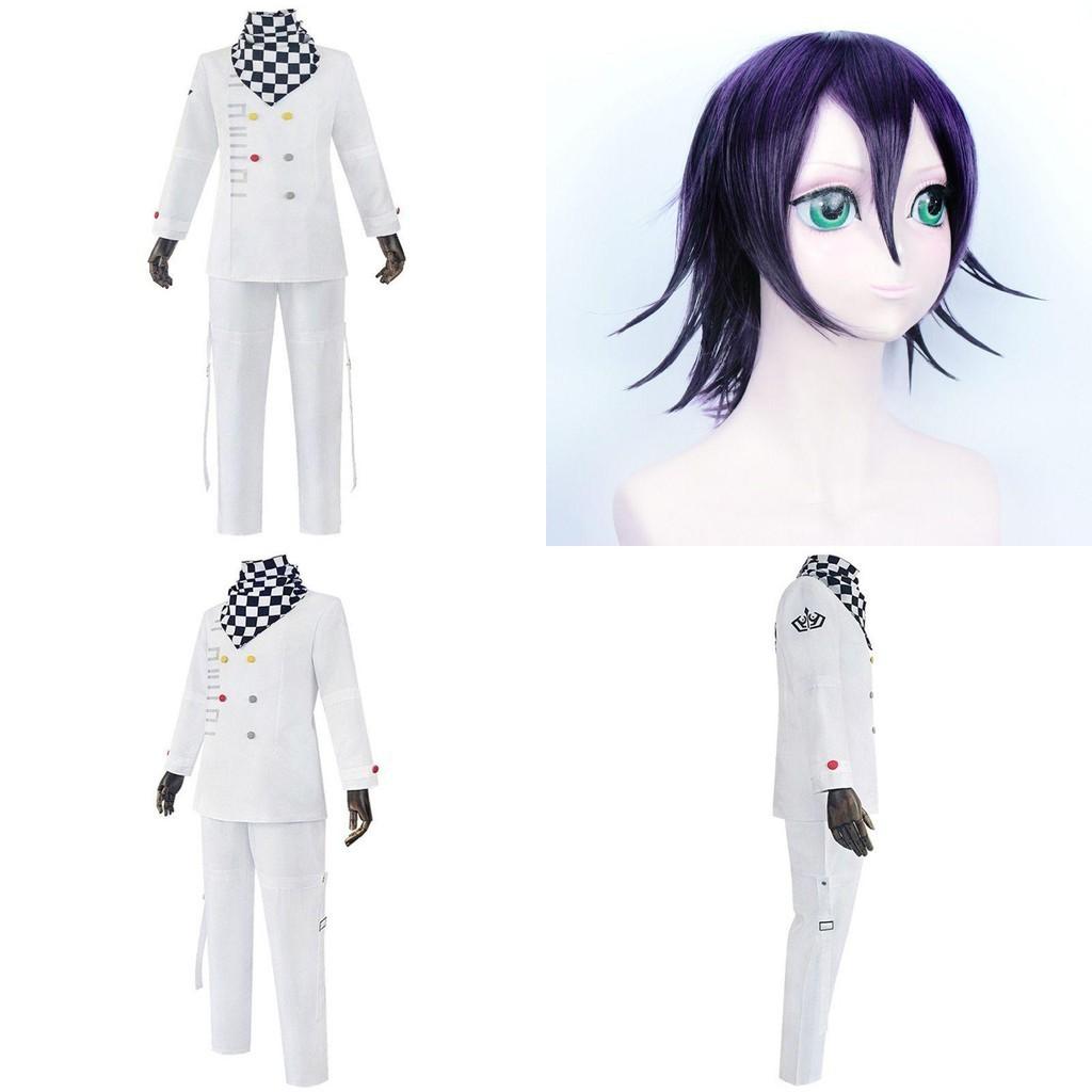 Authentic Danganronpa V3 Ouma Kokichi Cosplay Costume Full School Uniform Set