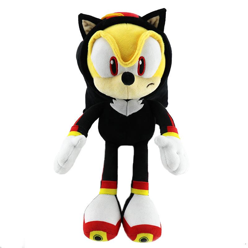 Neues Igel-Maus-Stofftier Super Sonic Tails Knuckles Cartoon Anime Puppe 30cm