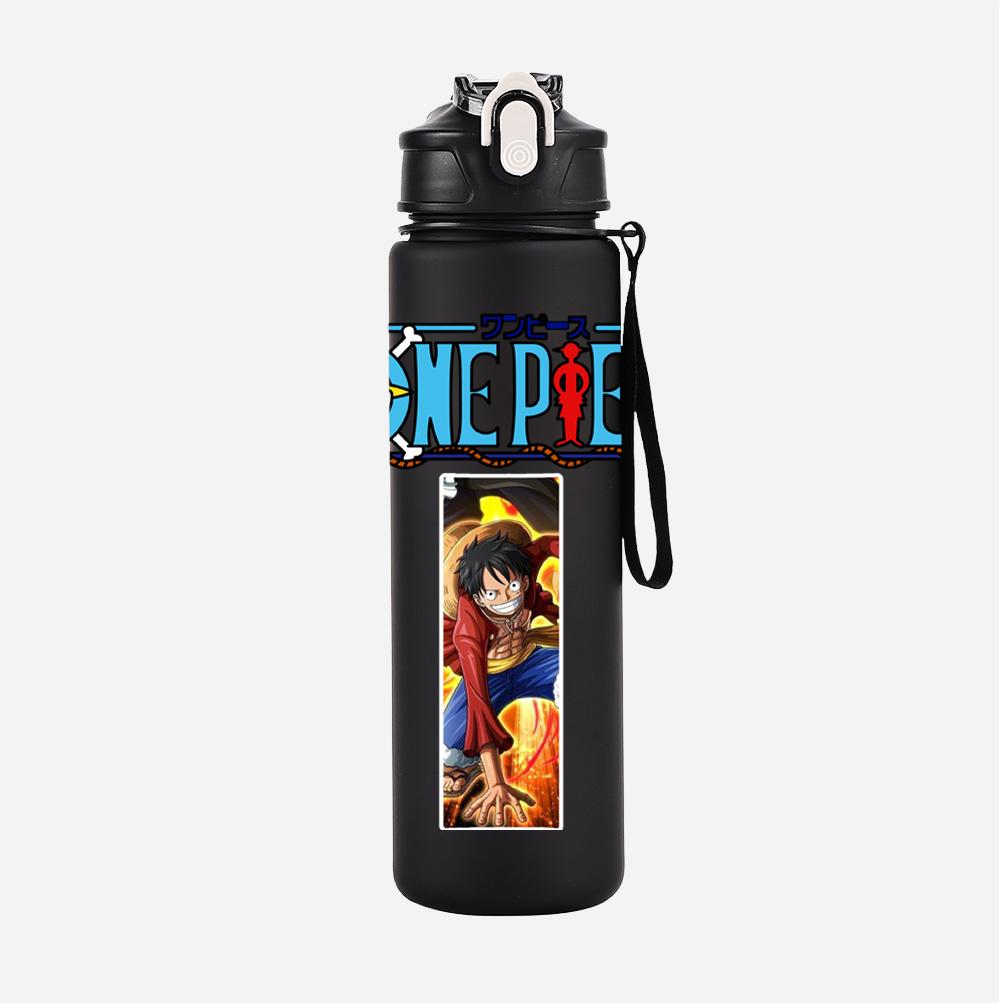 Anime A-Z English Letter Printed Large Capacity Water Cup Demon Hunters Outdoor Portable Drinking Bottle for Boy Girl Gift