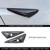 For Tesla Model Y Juniper Exterior Rearview Mirror Carbon Fiber ABS Protective Cover Rear-vision Mirror Shell Side Camera Cover
