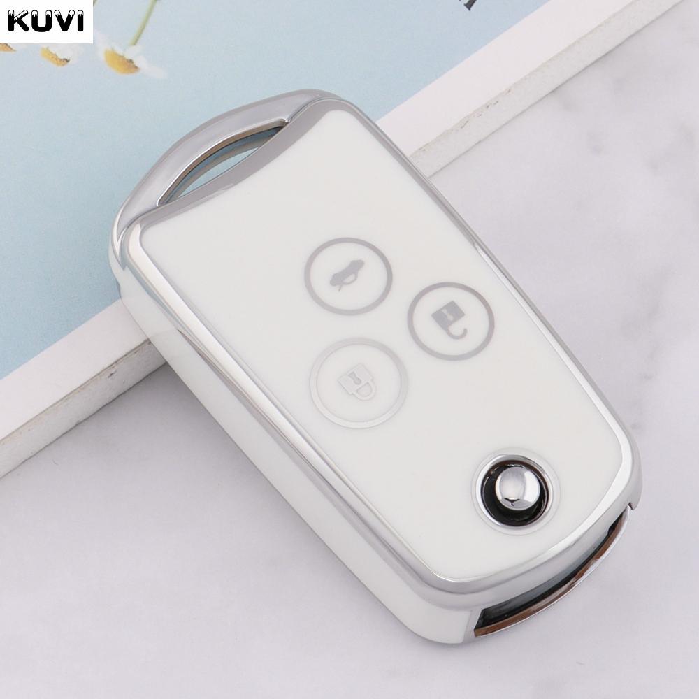 New Tpu Car Flip Key Case Cover Shell For Honda Civic Fit Accord Crv Hrv Jazz Odyssey For Acura Tl Tsx Zdx Rsx Crz Accessories