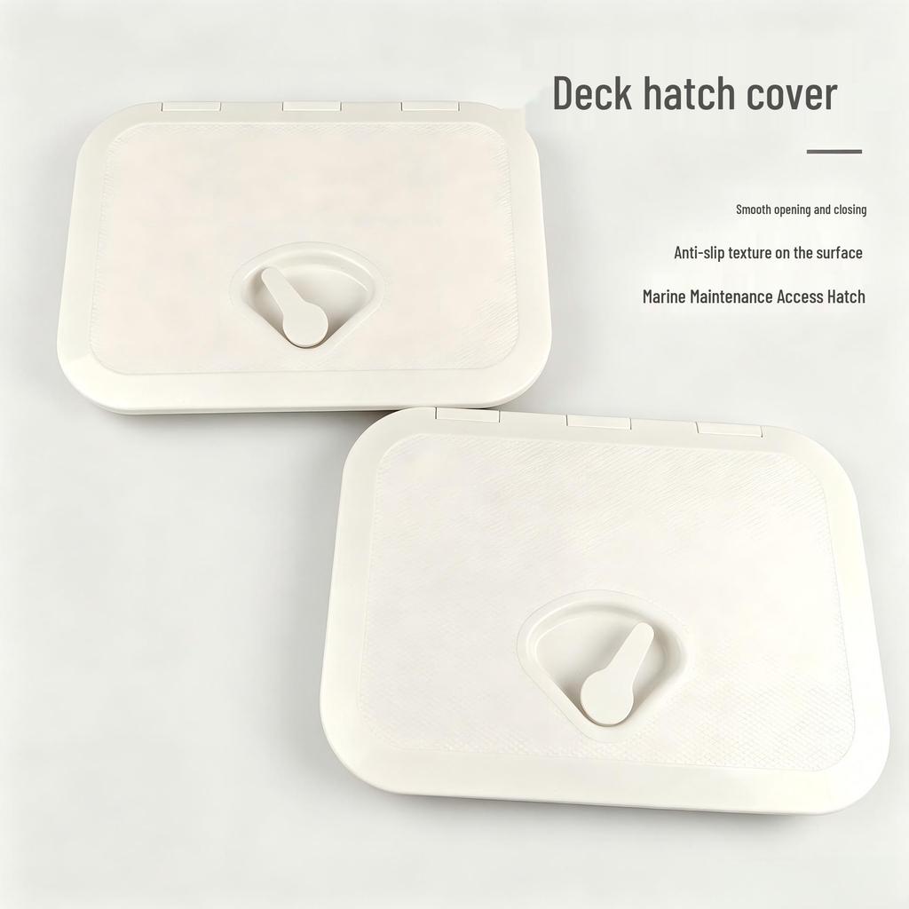 ABS Plastic Yacht Speedboat Deck Hatch Inspection Port Hand Hole Cover for Marine Accessories