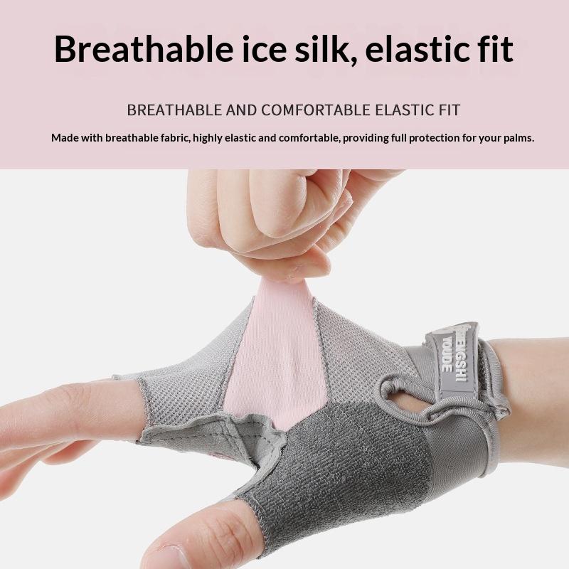 1Pair Gym Gloves Fitness Weight Lifting Body Building Training Sports Gloves Workout Half Finger Hand Protector For Men Women