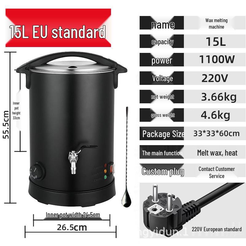European & American Standard Stainless Steel Beauty Salon Wax Melting Machine
