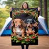1pc animal pattern blanket, all season lightweight home office outdoor nap multifunctional blanket