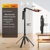 Portable Anti-Shake Retractable Selfie Stick & Four-Legged Floor Tripod for Travel, Live Streaming, and Viewing