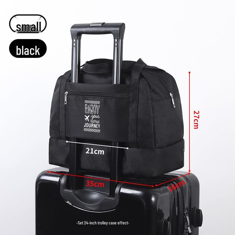 Trolley Sleeve Travel Bag: Portable, Waterproof, Unisex, Wet/Dry Separation, Fitness Equipment Wash Bag