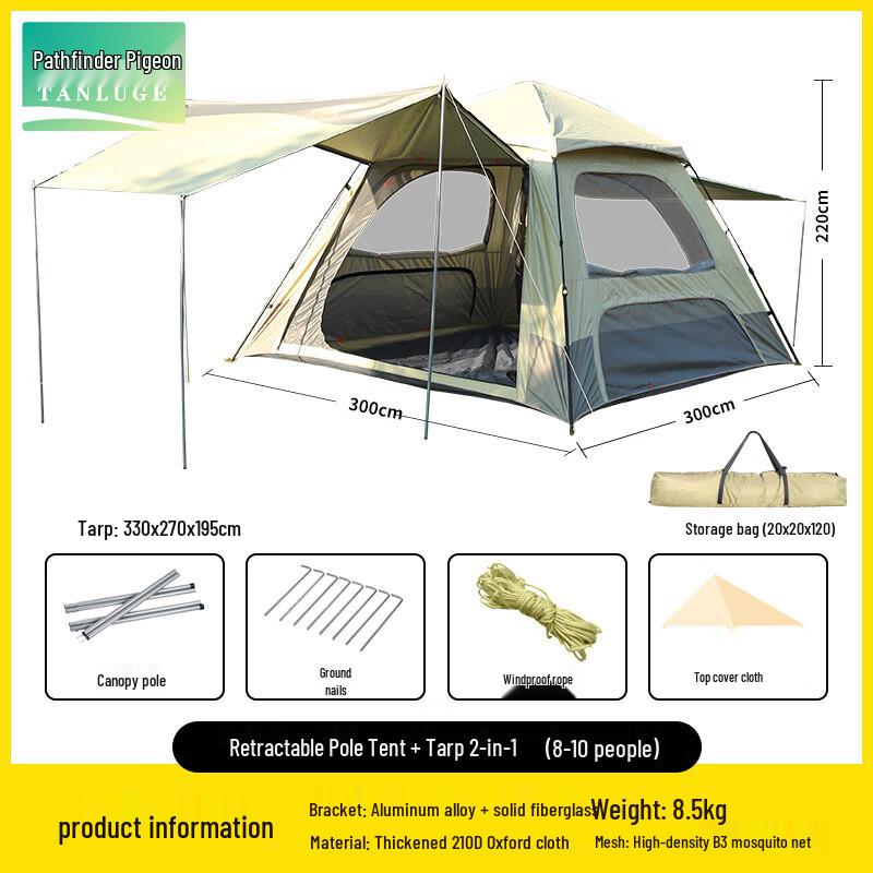 TANGO Outdoor Camping Tent & Tarp Combo