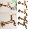 Wall Faucet European Style Water Tap Garden Basin Faucet for Home Club Use