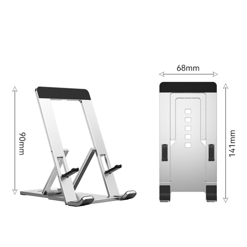 Xiaomi Aluminum Foldable Desktop Phone Holder Mini Portable Moblie Phone Stand For Xiaomi Samsung Smart Phone Support Telephone Holder