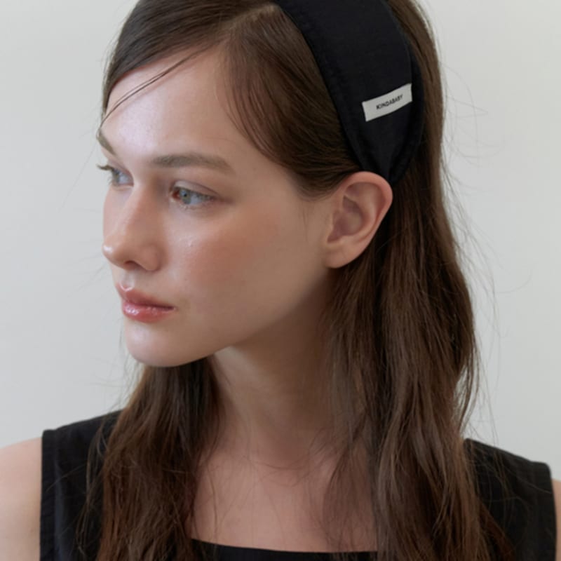 KINDABABY Daily Basic Wide Headband - Black