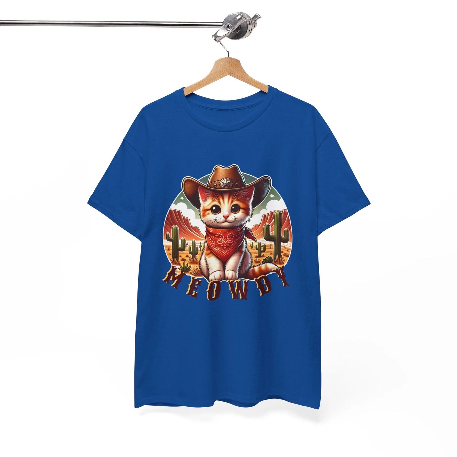 Cat Meme T-Shirt | Funny Meowdy Cat Shirt S