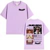 Rapper QUEVEDO 2025 BUENAS NOCHES Tshirt Unisex Unisex Fashion Hip Hop Tshirts Summer Casual Loose Short Sleeve T Shirt Streetwear